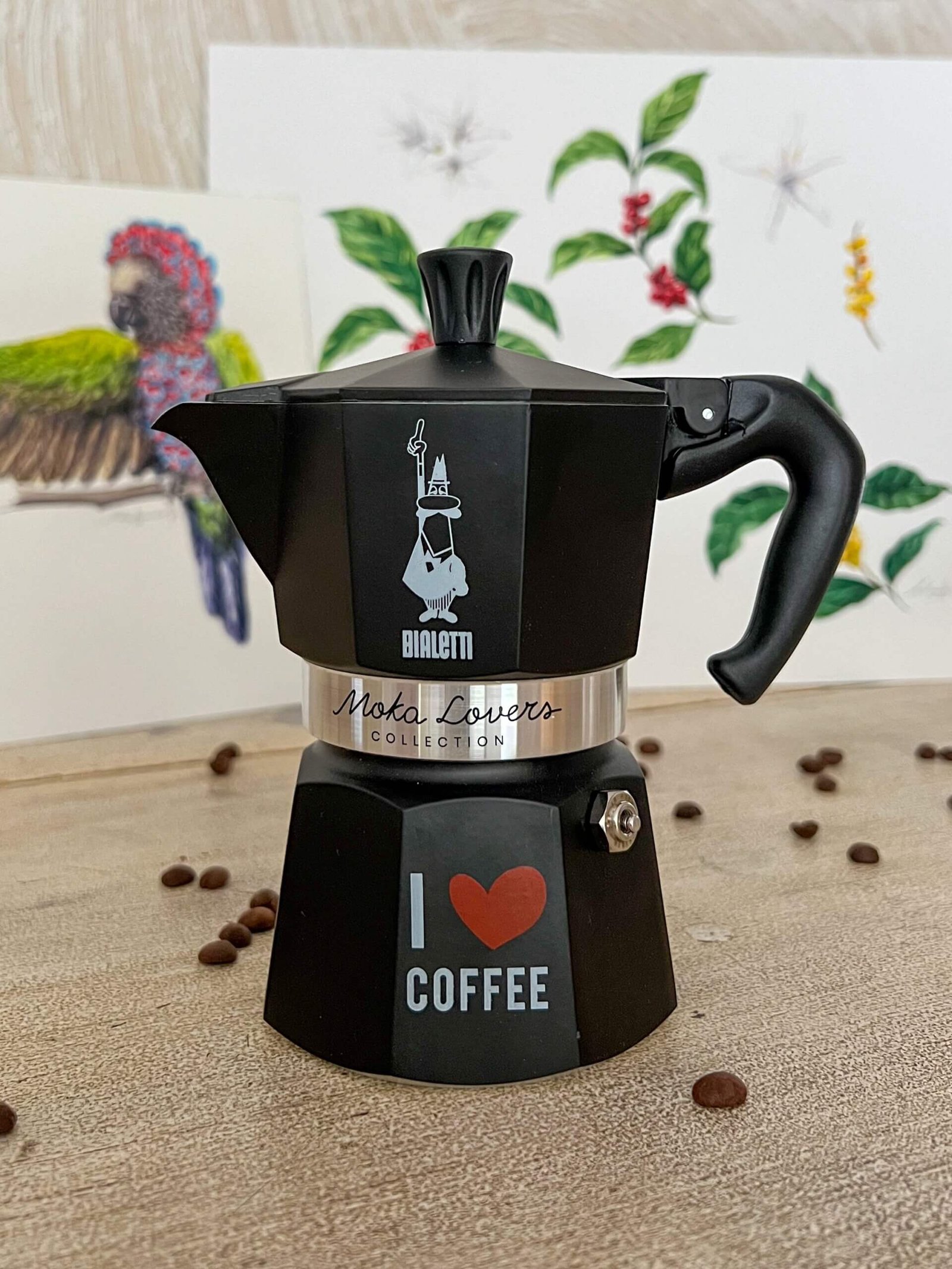 Cafeteira Moka Express “I Love Coffee” – 3 Xícaras – Bialetti -